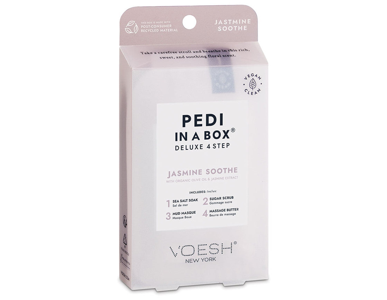 VOESH® Pedi in a Box 4 Step - Jasmine Soothe
