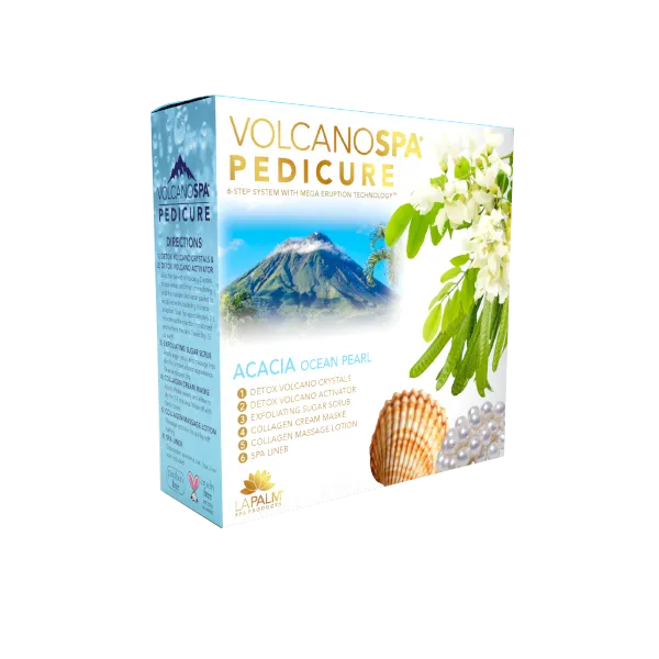 VolcanoSpa Pedi in a Box 6 Step - Ocean Pearl