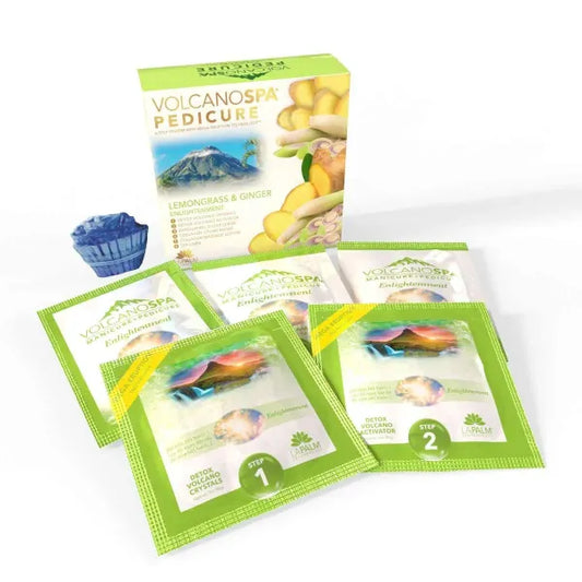 VolcanoSpa Pedi in a Box 6 Step - Lemongrass & Ginger