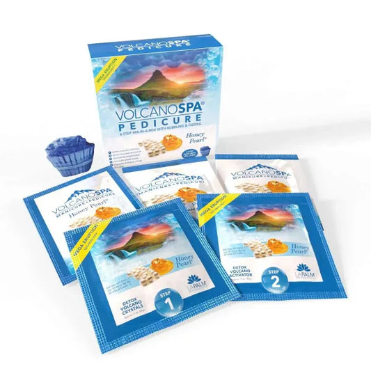 VolcanoSpa Pedi in a Box 6 Step - Honey Pearl