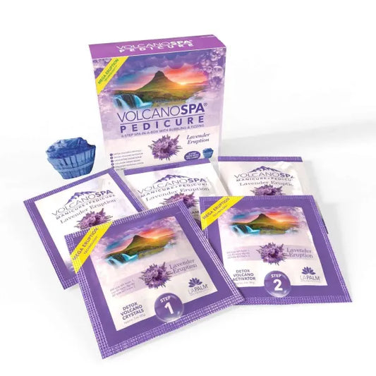 VolcanoSpa Pedi in a Box 6 Step - Lavender Eruption