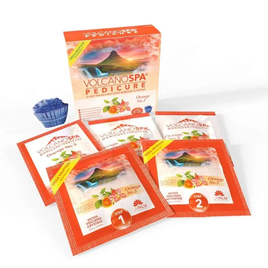 VolcanoSpa Pedi in a Box 6 Step - Orange No.5