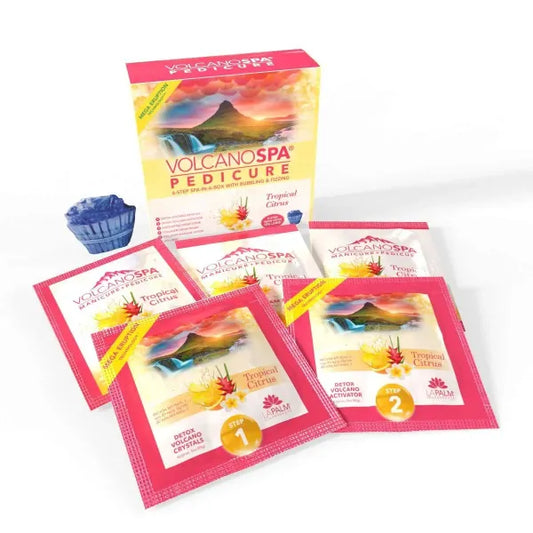 VolcanoSpa Pedi in a Box 6 Step - Tropical Citrus