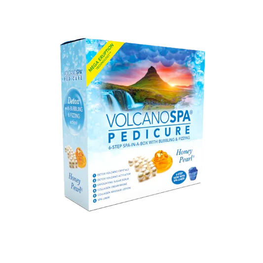 VolcanoSpa Pedi in a Box 6 Step - Honey Pearl