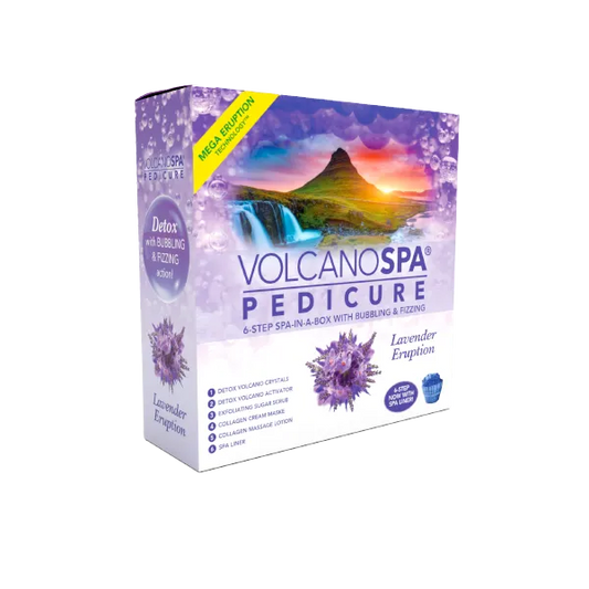 VolcanoSpa Pedi in a Box 6 Step - Lavender Eruption