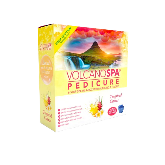 VolcanoSpa Pedi in a Box 6 Step - Tropical Citrus