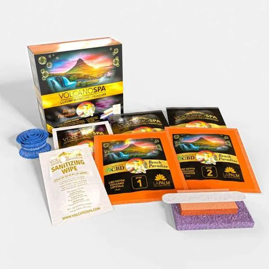 VolcanoSpa CBD Pedi in a Box 6 Step - Beach Paradise