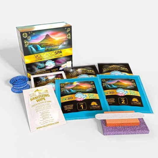 VolcanoSpa CBD Pedi in a Box 6 Step - Fuji Pearl