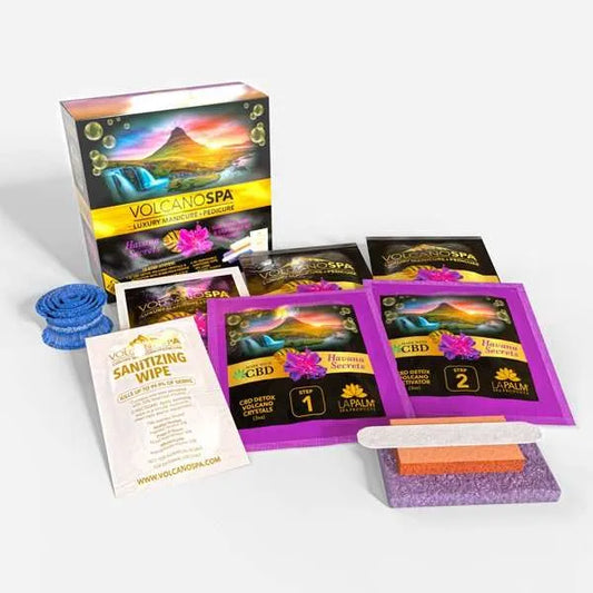 VolcanoSpa CBD Pedi in a Box 6 Step - Havana Secrets