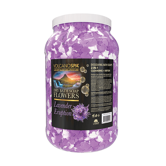 Volcano Dry Bath Soap Flowers - Lavender Eruption