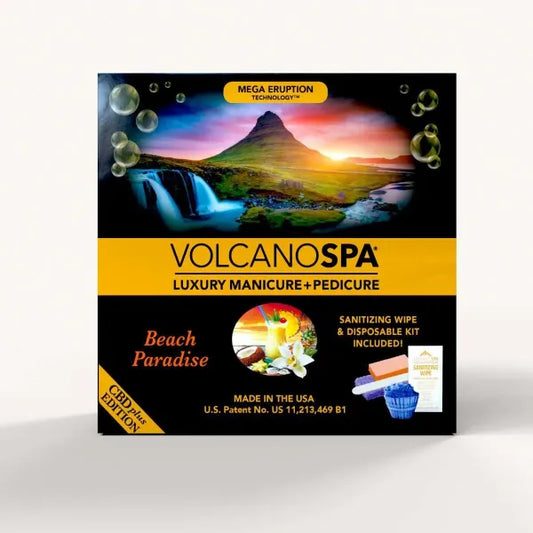 VolcanoSpa CBD Pedi in a Box 6 Step - Beach Paradise