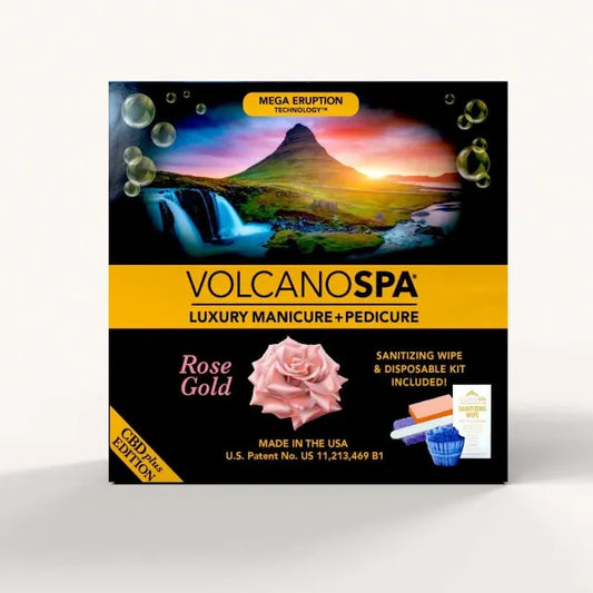 VolcanoSpa CBD Pedi in a Box 6 Step - Rose Gold