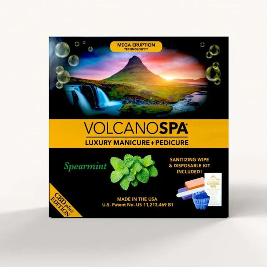 VolcanoSpa CBD Pedi in a Box 6 Step - Spearmint