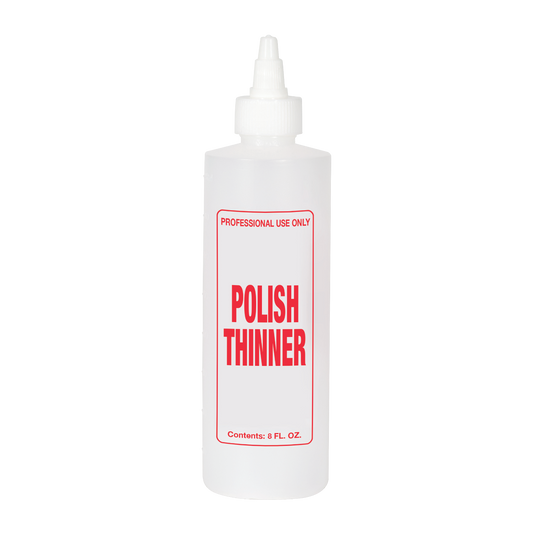 Imprinted Twist Top Bottle Polish Thinner 8 oz