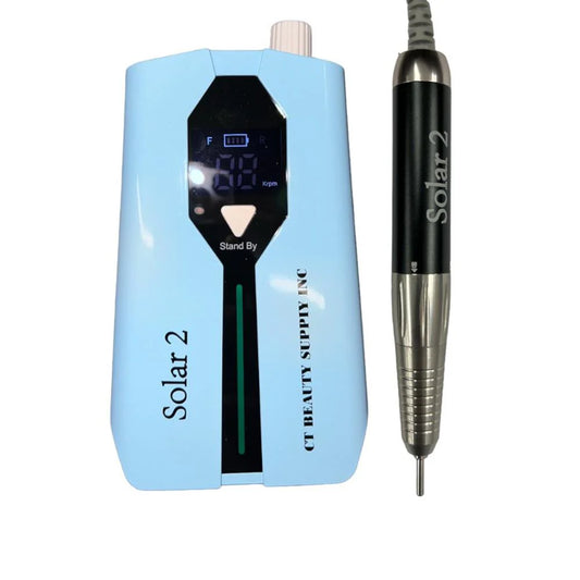 CT Solar 2 Nail Drill Rechargeable E-File System - Blue