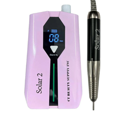 CT Solar 2 Nail Drill Rechargeable E-File System - Purple