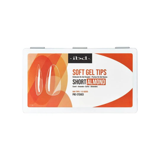 ibd Soft Gel Tips - Short Almond (504pcs)