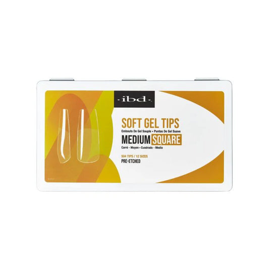 ibd Soft Gel Tips - Medium Square (504pcs)