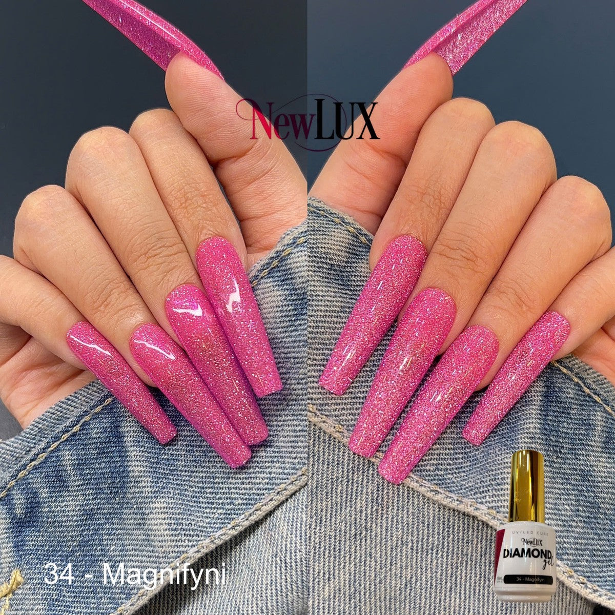 NewLUX Diamond Gel .5oz - #34 Magnifyni