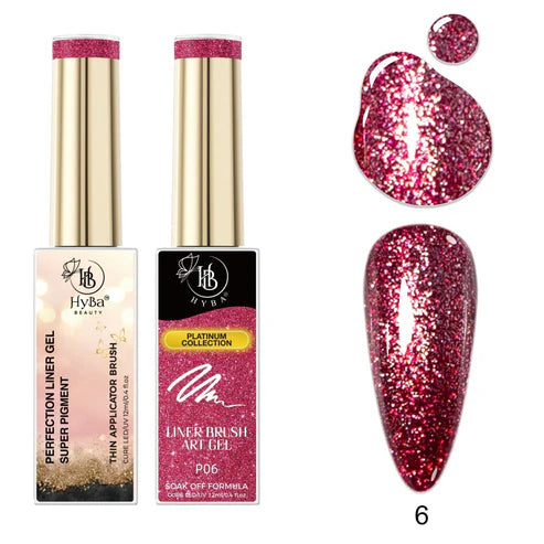 PLATINUM REFLECTIVE Gel Liner - P06