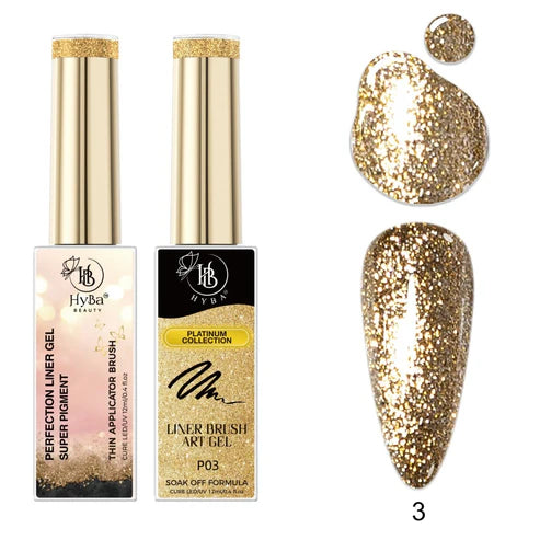 PLATINUM REFLECTIVE Gel Liner - P03