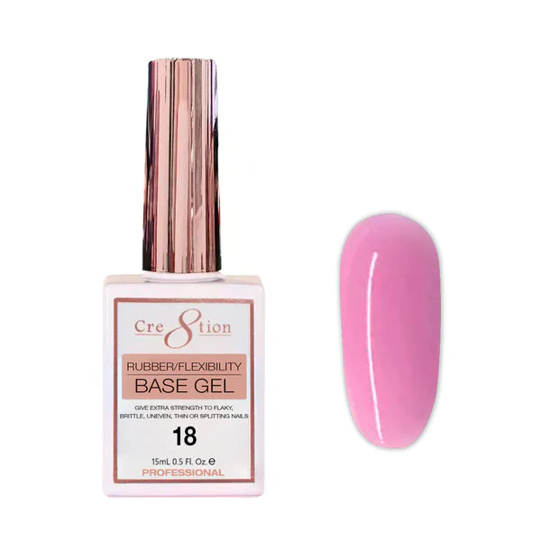 Cre8tion Gel Collection - Rubbers/ Flexibility Base #18