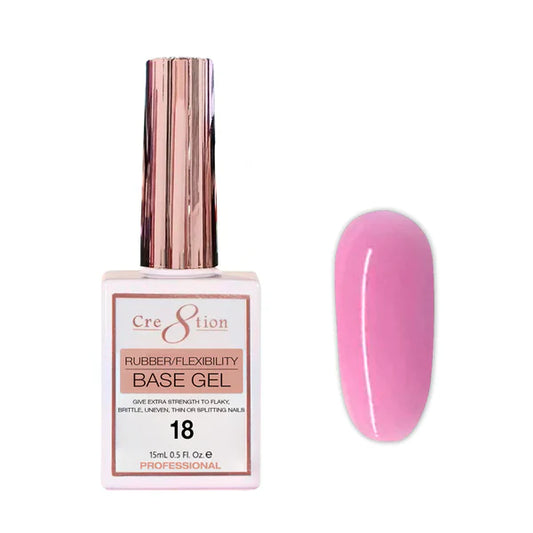 Cre8tion Gel Collection - Rubbers/ Flexibility Base #18