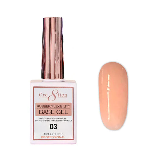 Cre8tion Gel Collection - Rubbers/ Flexibility Base #03