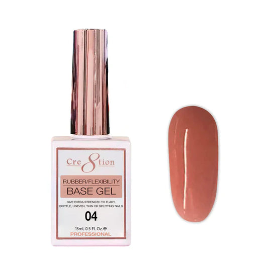 Cre8tion Gel Collection - Rubbers/ Flexibility Base #04