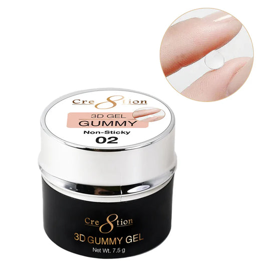 Cre8tion Gummy Gel in Jar 7.5g (White) #02